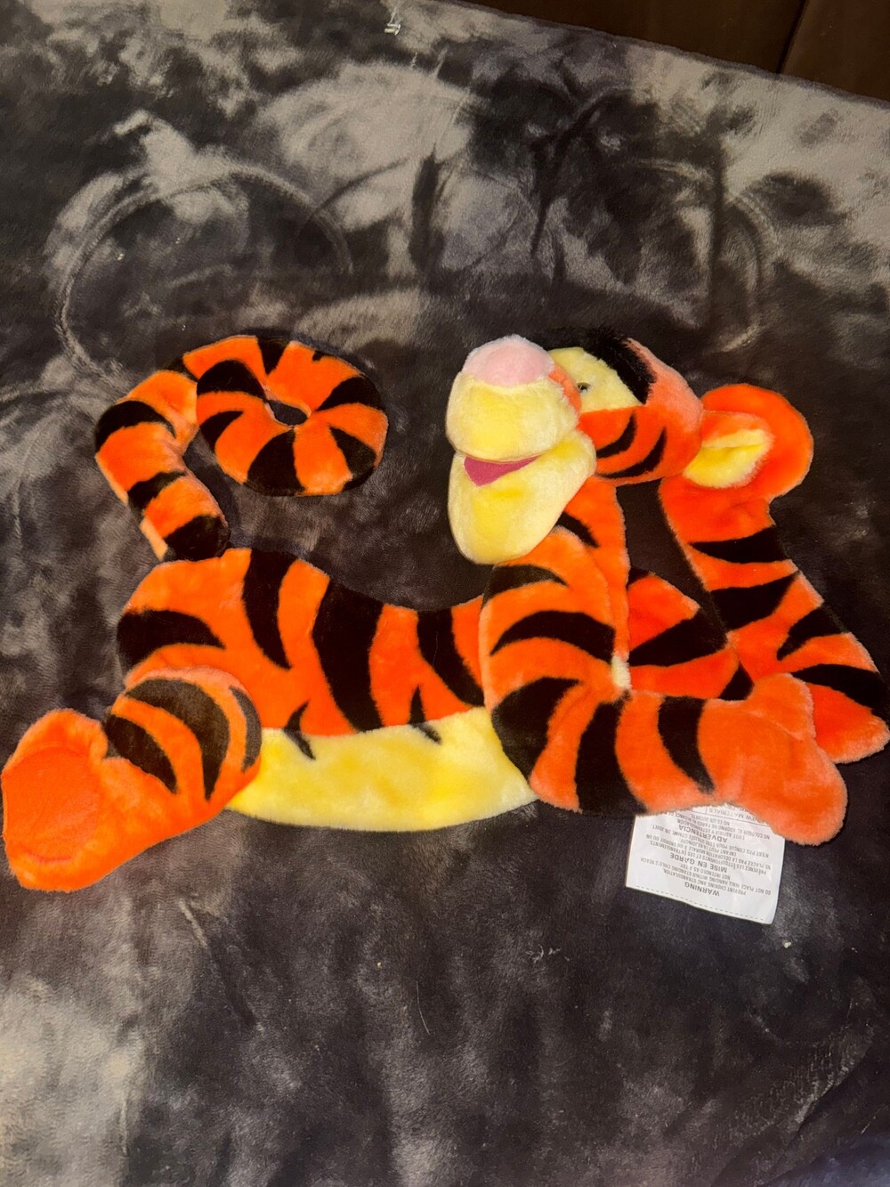 Vintage Disney Tigger fleece wall hanging